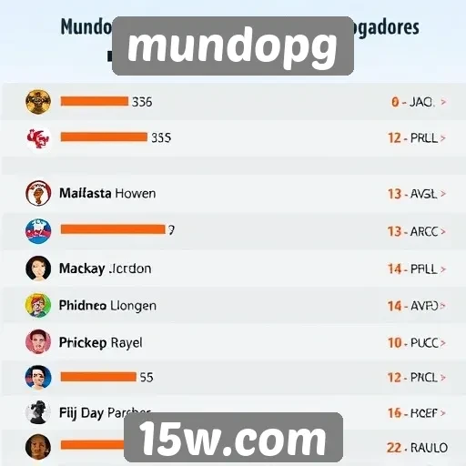 Avaliação de jogos populares no site mundopg